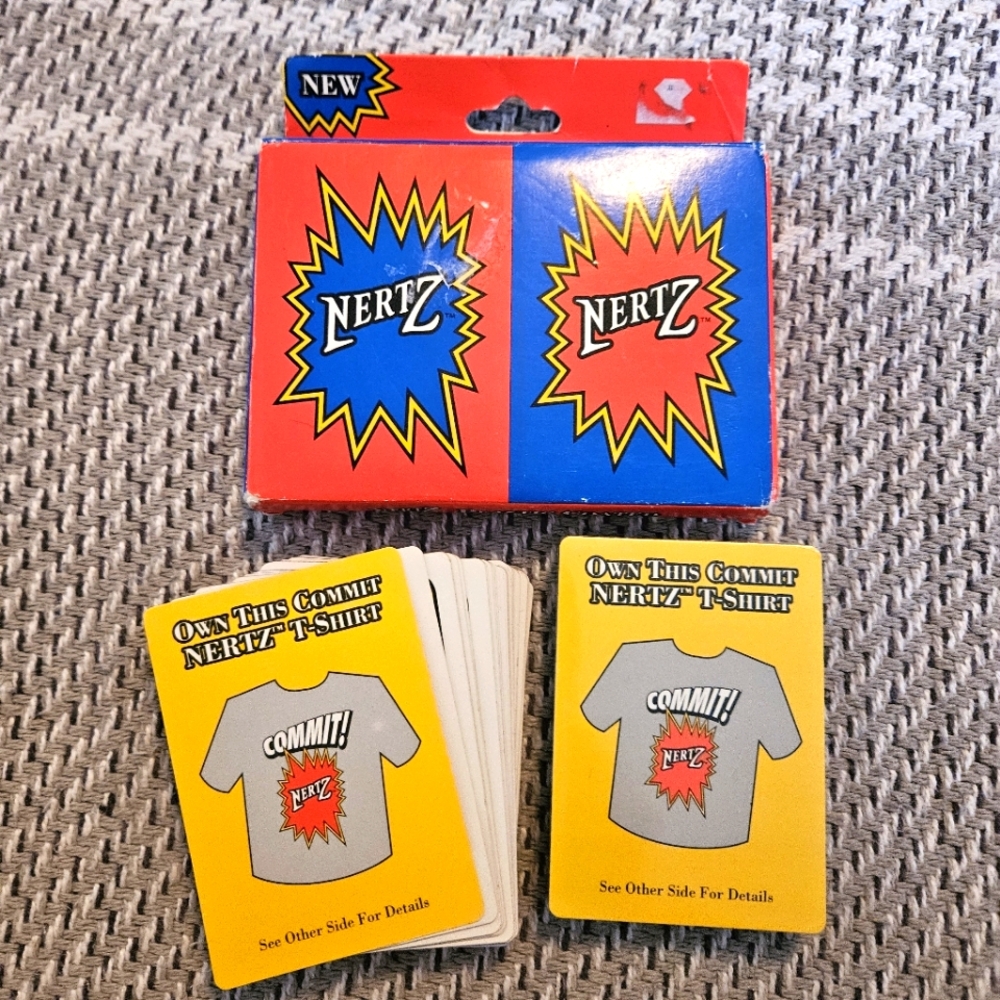Vintage 1997‎ Nertz Card Game Collectible Rare Complete